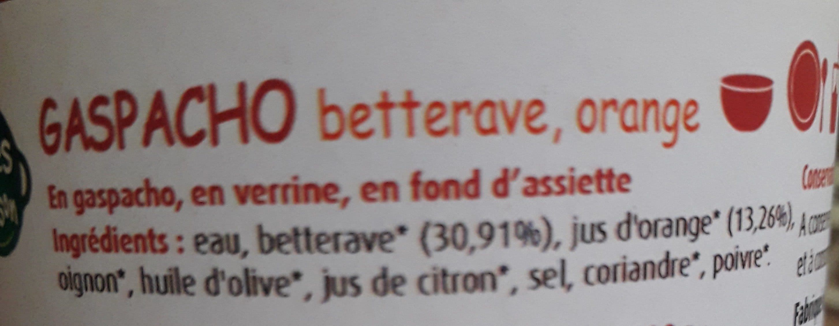 Open Food Facts Gaspacho betterave orange packshot