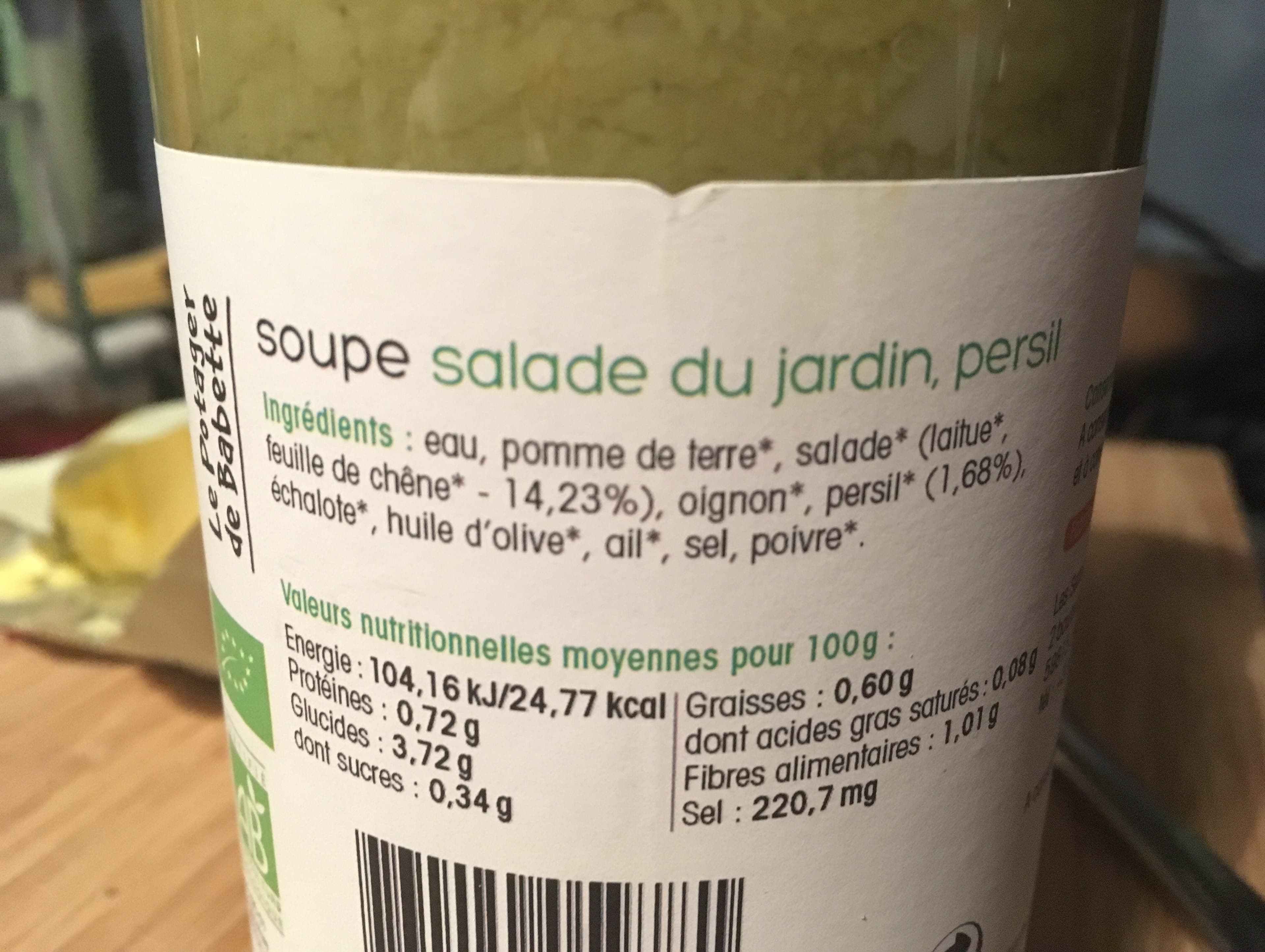 Le Potager De Babette Soupe salade du jardin persil packshot
