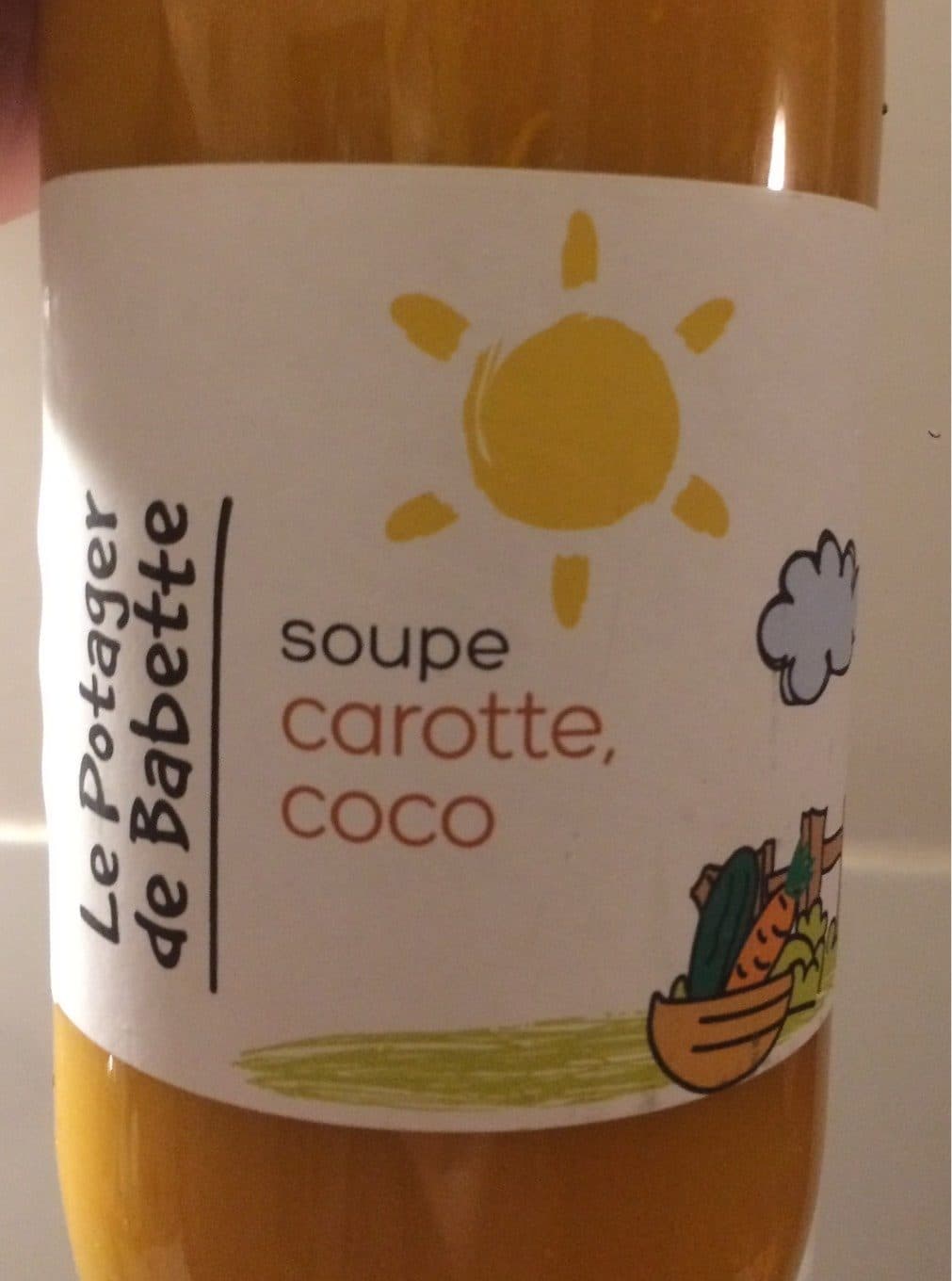 Le Potager De Babette Soupe carotte,coco packshot