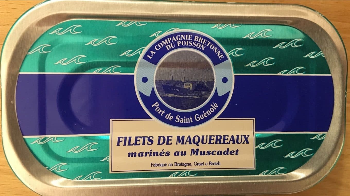 La Compagnie Bretonne Du Poisson Filets de maquereau marinés au muscadet packshot