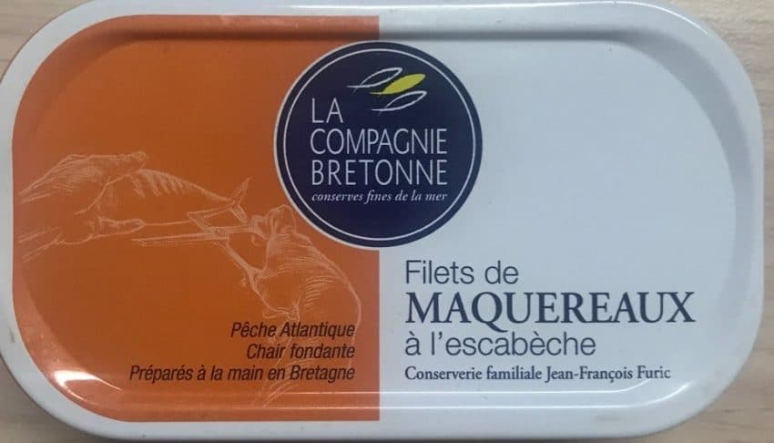 La Compagnie Bretonne Filets de Maquereaux à l'escabèche packshot