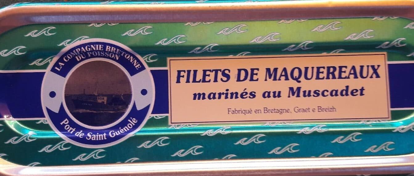 Compagnie Bretonne Du Poisson Filets De Maquereaux Marinés Au Muscadet packshot