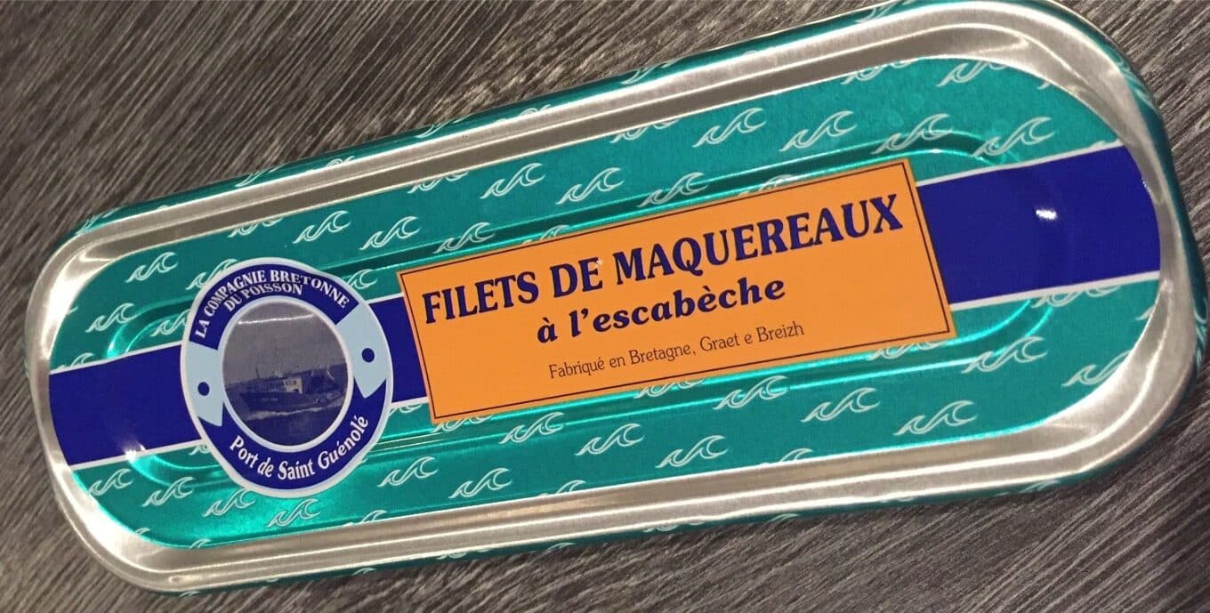 La Compagnie Bretonne Du Poisson Filet de maquereaux à l’escabèche packshot