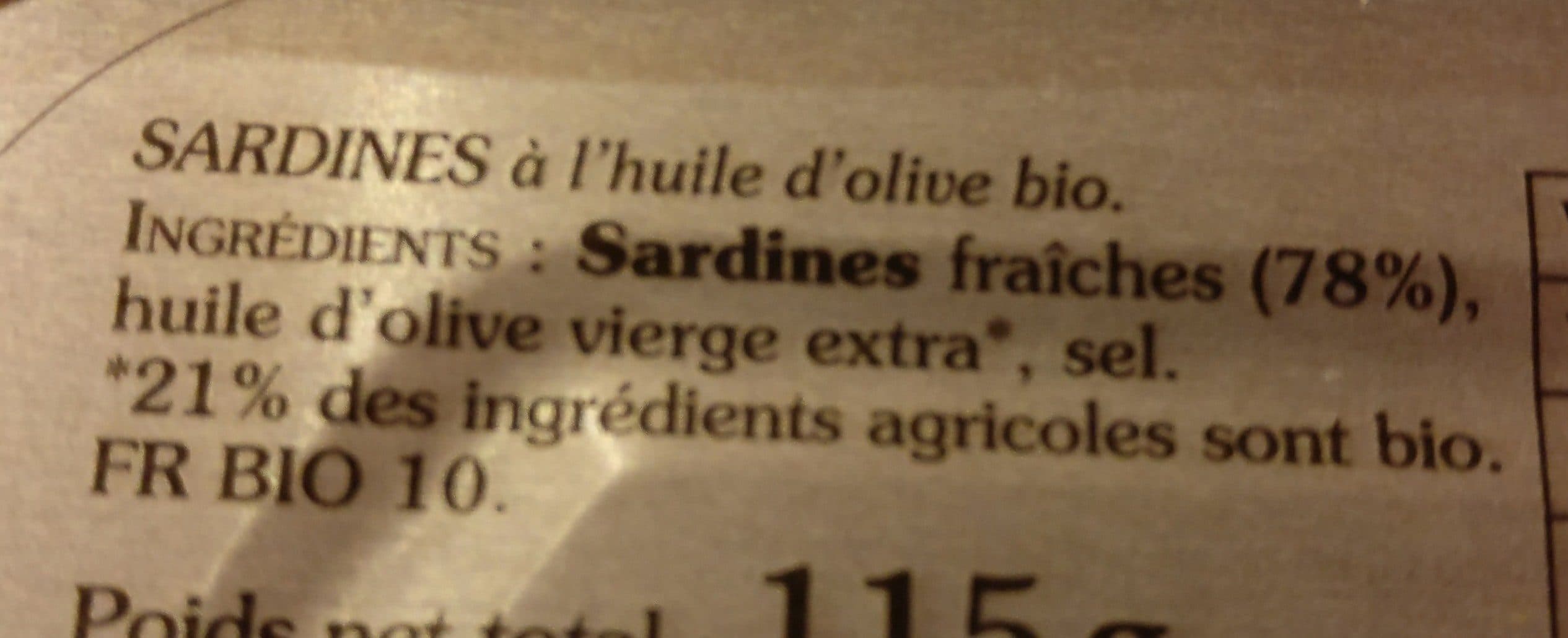 Open Food Facts Sardines 2016 packshot