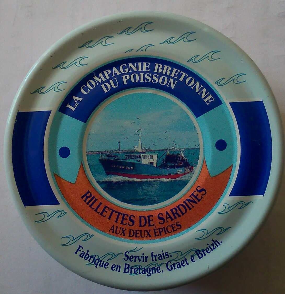 La compagnie bretonne du poisson Rillettes de sardines aux deux épices packshot