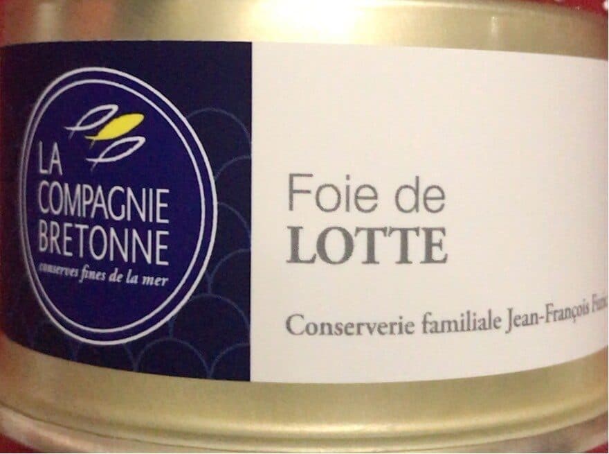 compagnie bretonne JF FURIC Foie de lotte packshot