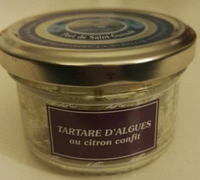 La Compagnie Bretonne du Poisson Tartare d'algues au citron confit packshot