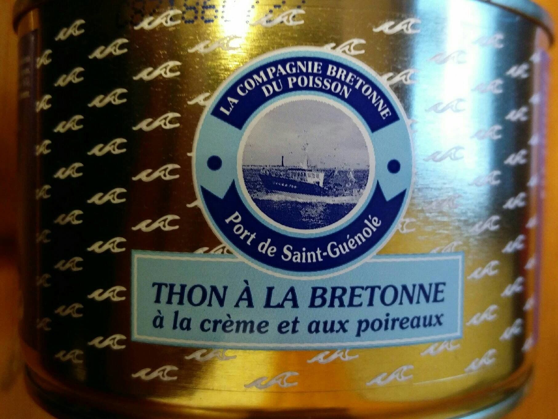 La compagnie bretonne du poisson Thon à La Bretonne 400 g packshot
