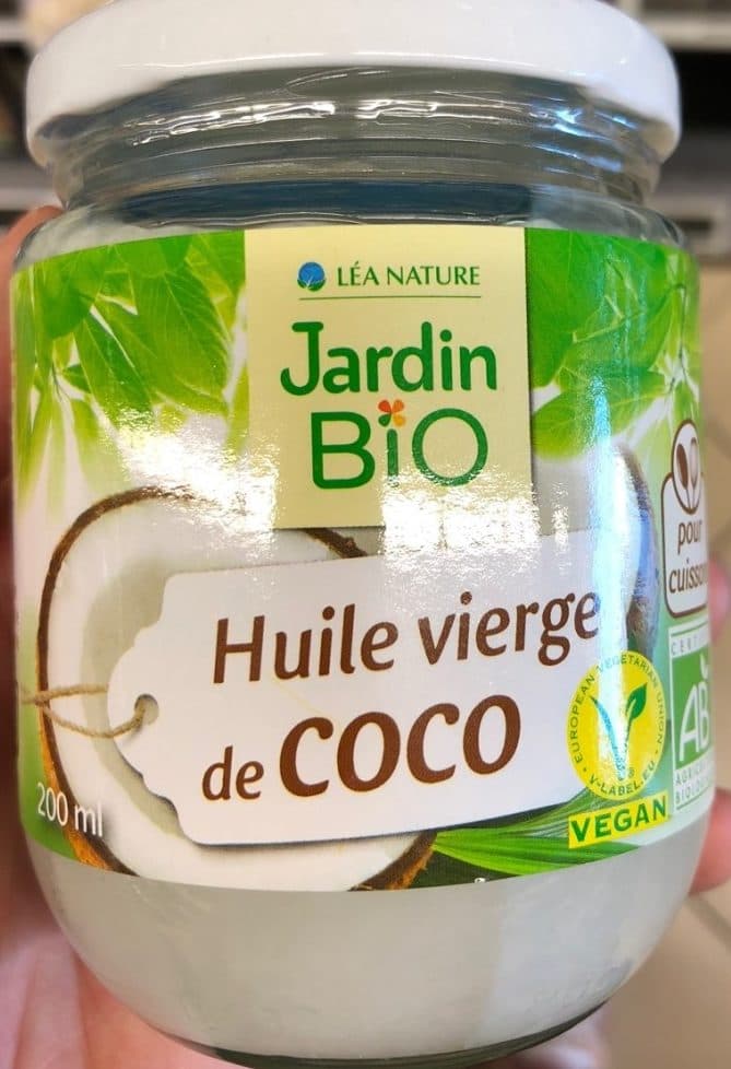 Jardin Bio Huile vierge de coco packshot