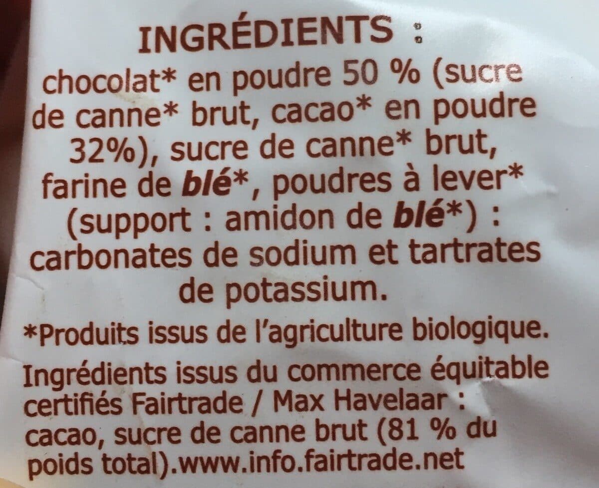 Mamie Bio Ma préparation pour fondant au chocolat packshot