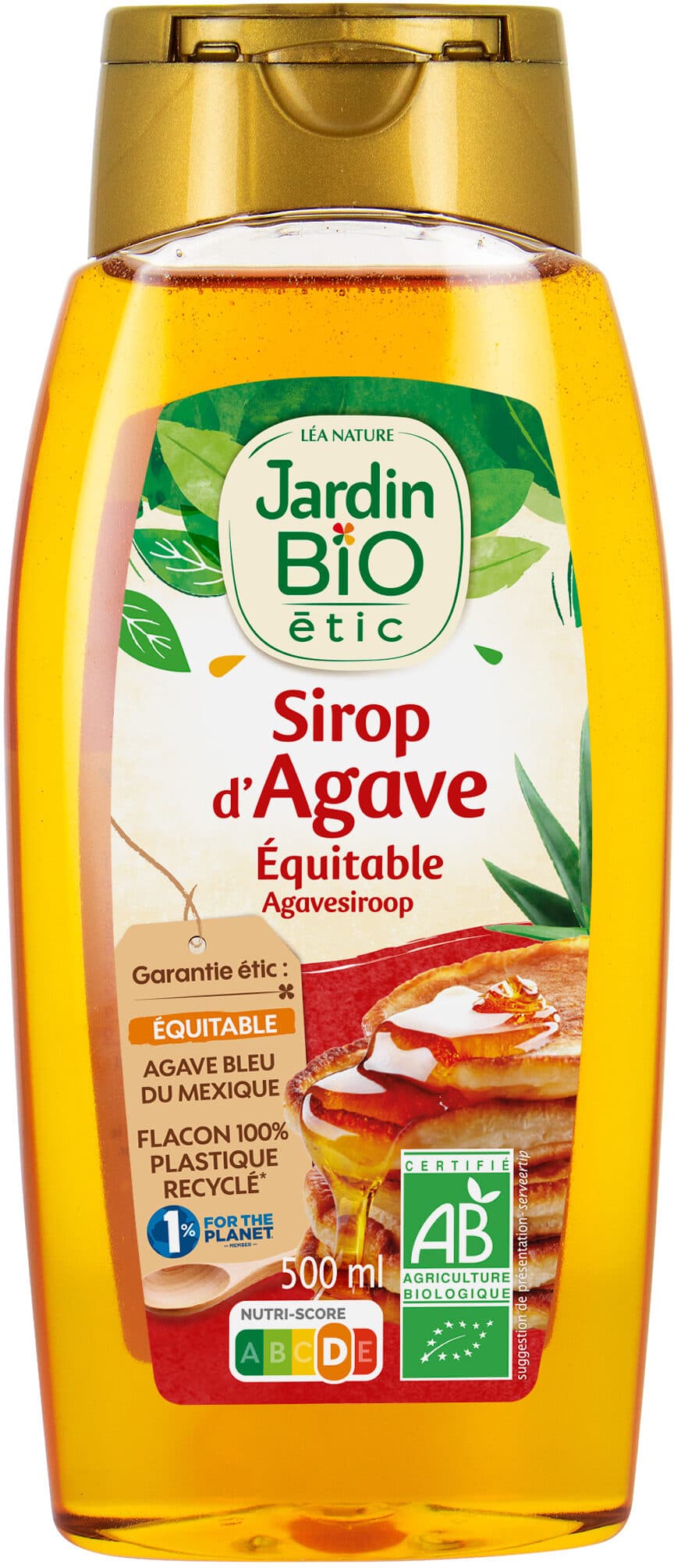 Jardin Bio Sirop d'agave packshot