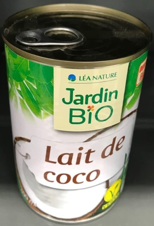 Jardin Bio Lait de coco packshot