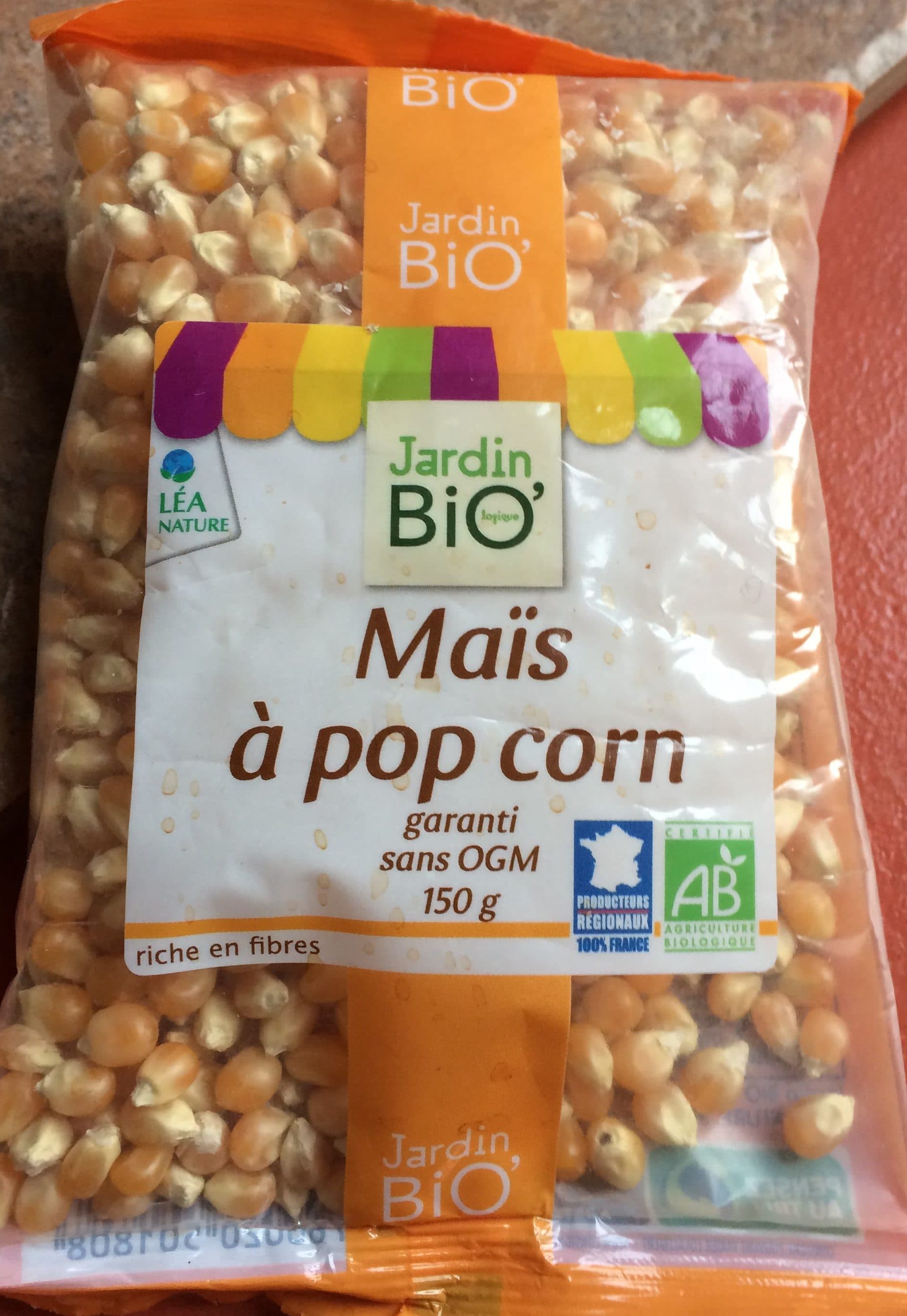 Jardin Bio Maïs à pop corn packshot