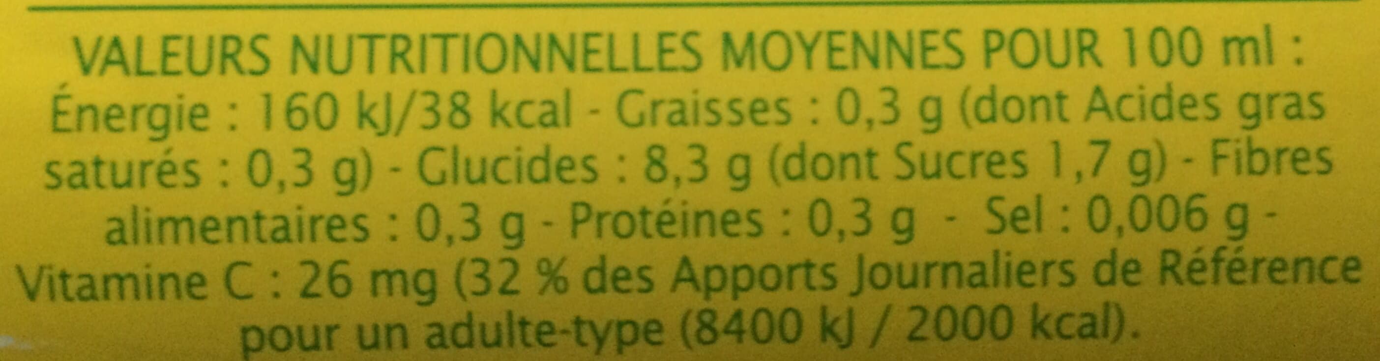 Jardin Bio' Pur jus de citron origine Sicile Bio packshot