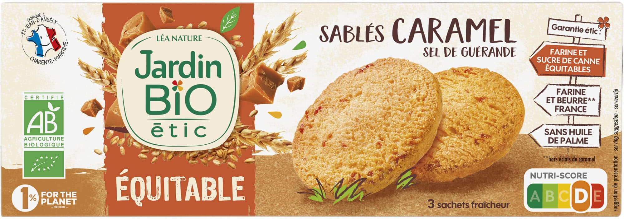 Jardin bio Sablés gourmands packshot