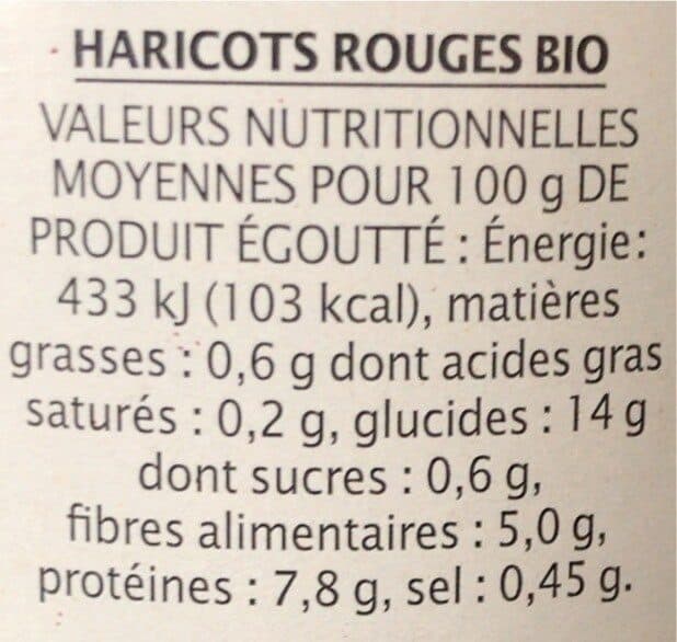 Jardin bio Haricots rouges à la sauge packshot