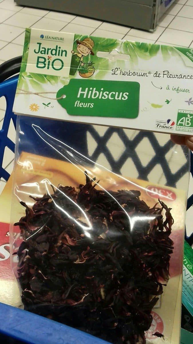 Jardin biologique Fleurs d'hibiscus Bio packshot