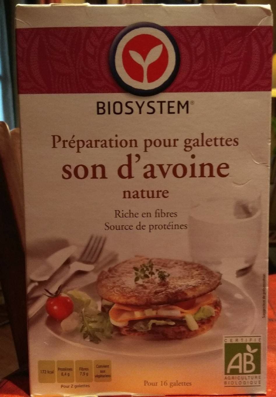 Naturesystem Naturesystem Preparation Galette Son D'avoine Nature packshot