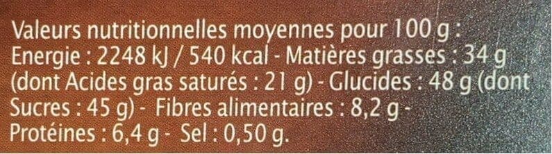 Jardin bio Chocolat Noir pointe de Fleur de sel packshot