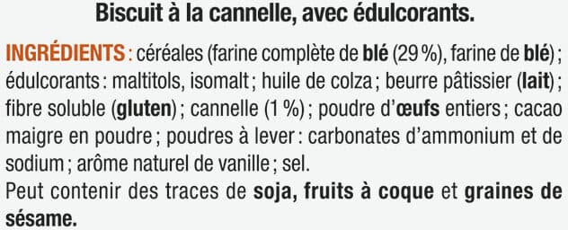 Karéléa Speculoos sans sucres packshot