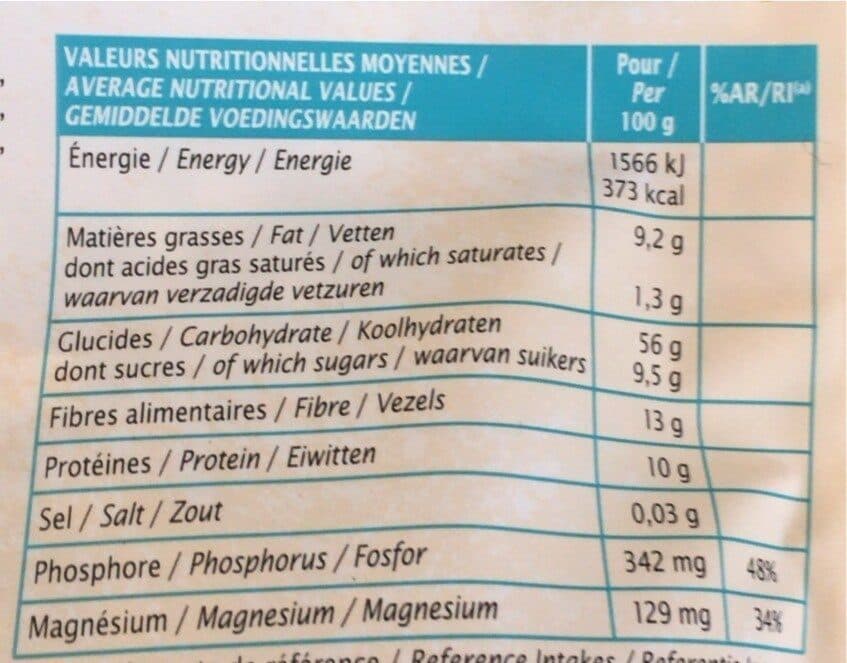 Jardin bio Muesli aux Graines Gourmandes packshot