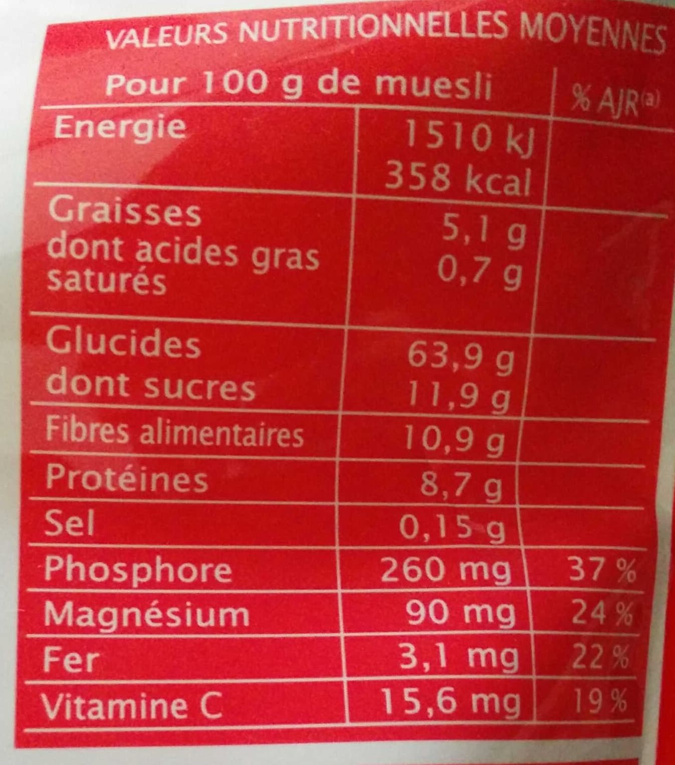 Jardin Bio Muesli superfruits sans sucres ajoutés packshot
