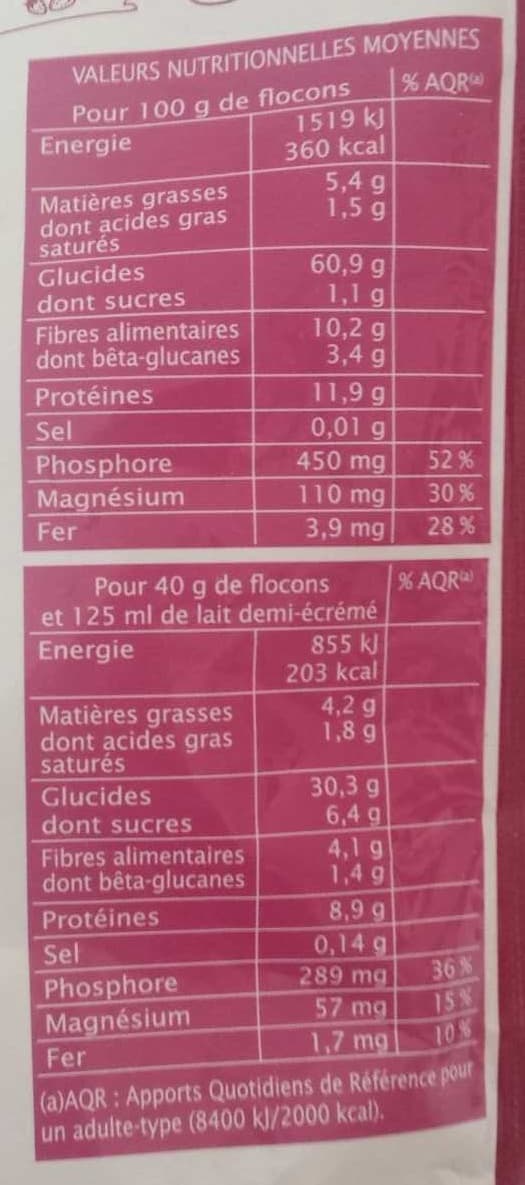 Jardin Bio Petits flocons d'avoine packshot
