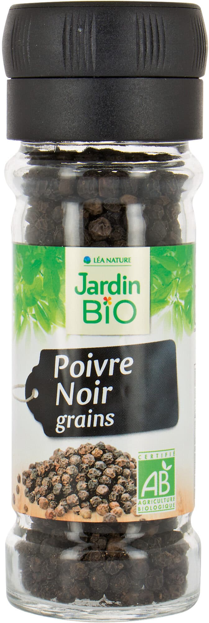 Jardin bio Poivre Noir Grains Bio- 45G packshot