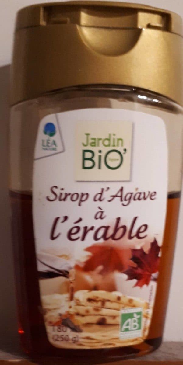 Jardin Bio Sirop d'Agave à l'érable packshot