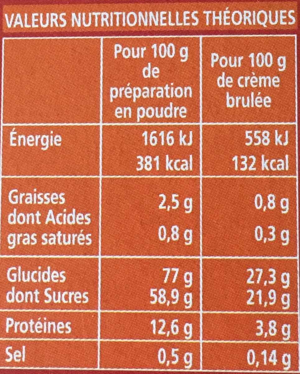 Léa Nature Préparation bio en poudre pour crème brûlée packshot
