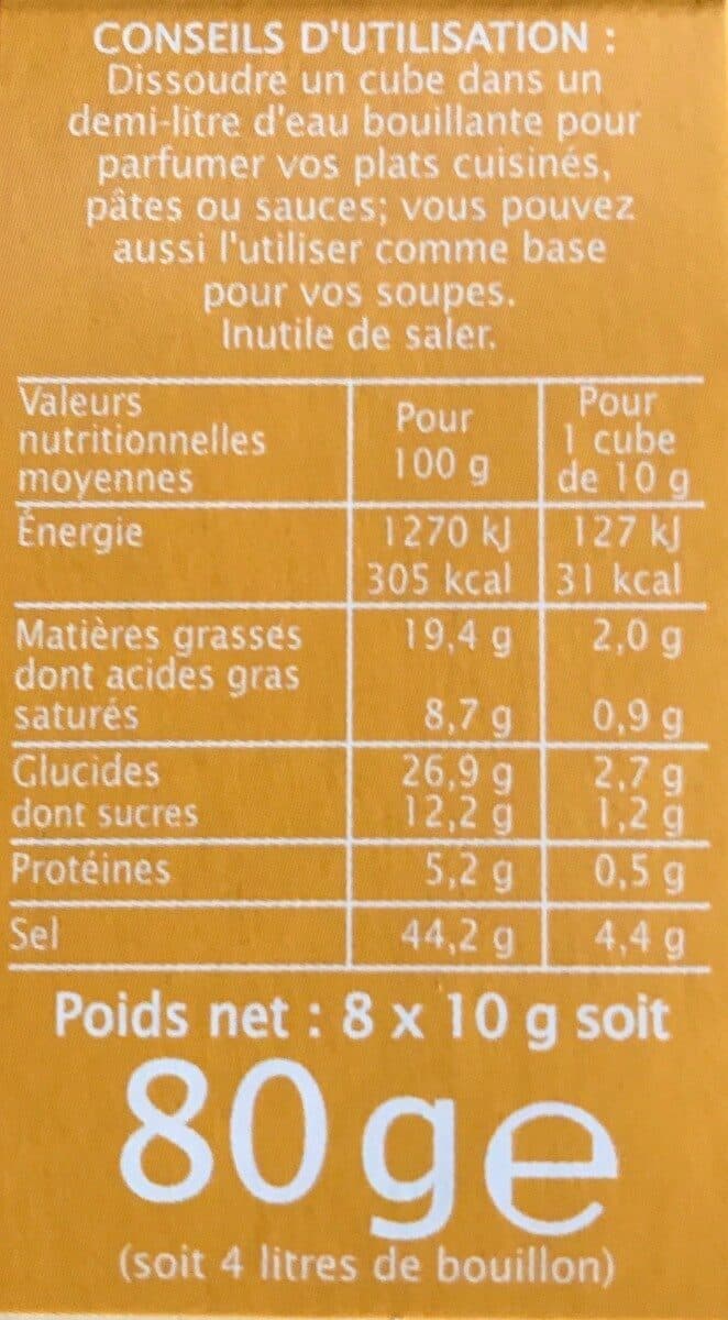 Jardin bio Bouillon Cube Poule packshot