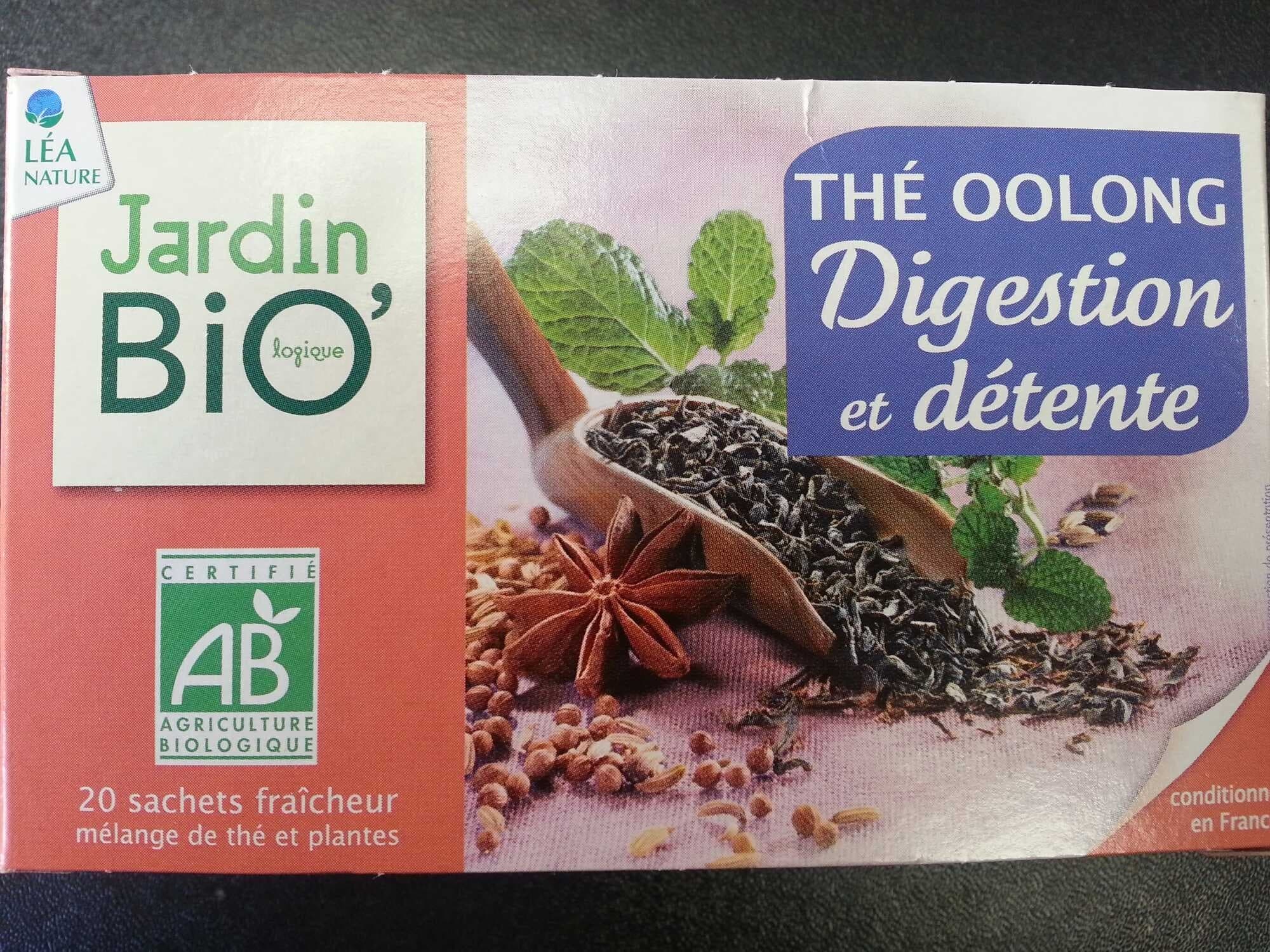 jardin bio'logique thé oolong packshot
