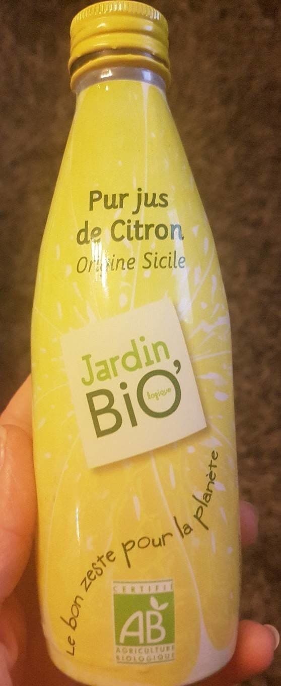 Jardin Biologique Pur jus de citron packshot