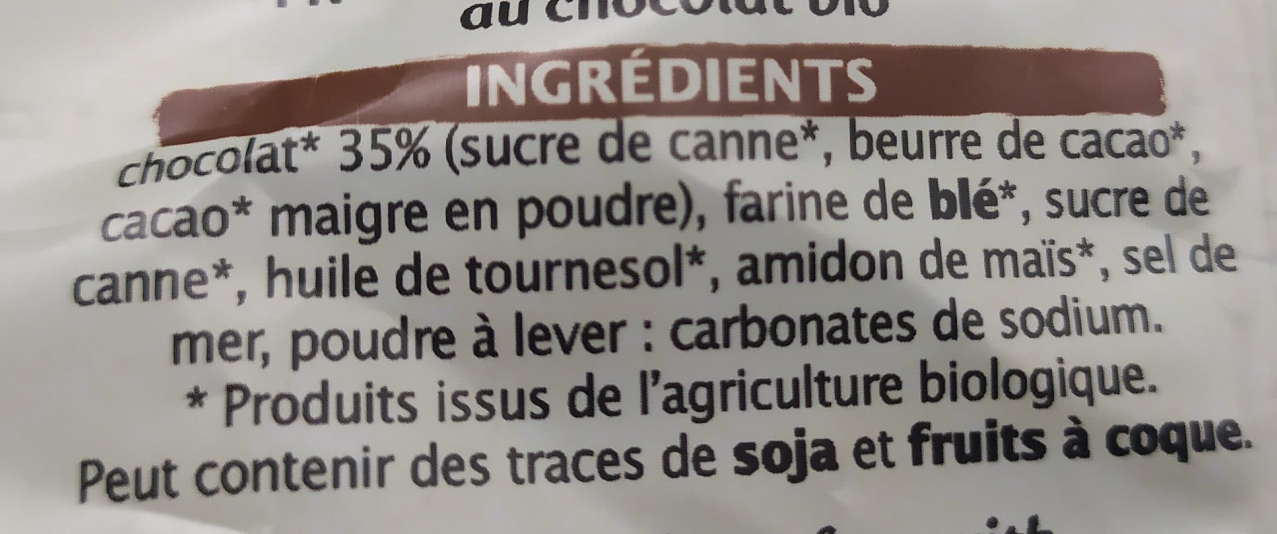 Jardin Bio Gaufrettes chocolat packshot