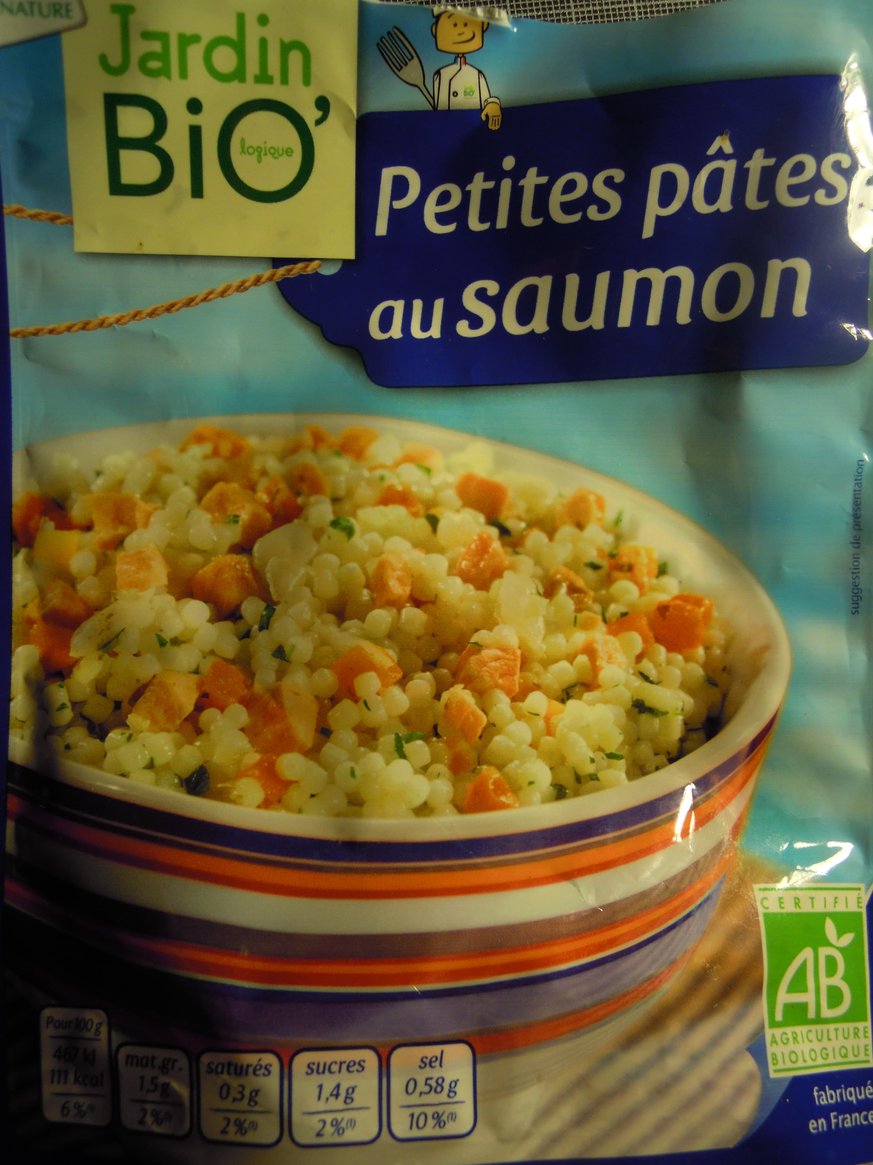 Jardin Bio Petites Pâtes au Saumon packshot