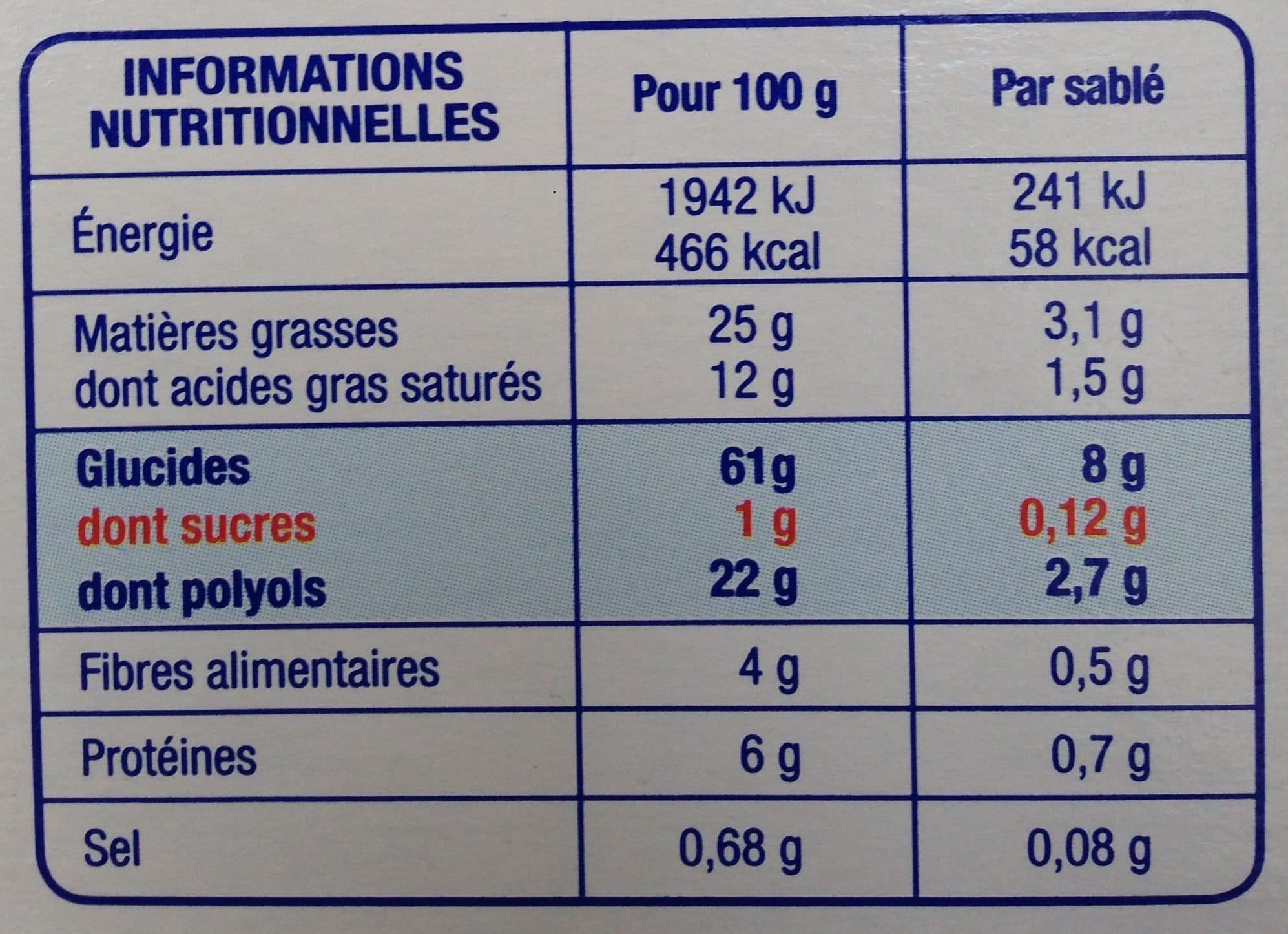 Karelea Léa Nature - Sablés Coco Vanille packshot