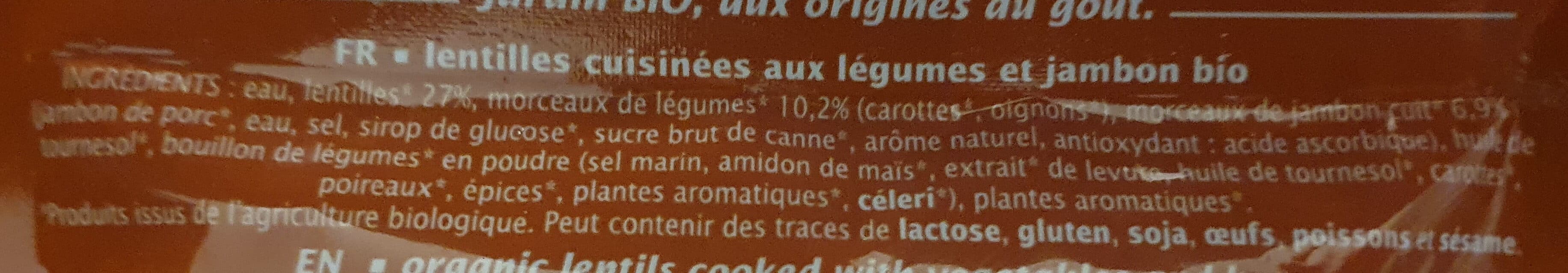Jardin Bio Lentilles façon petit salé packshot