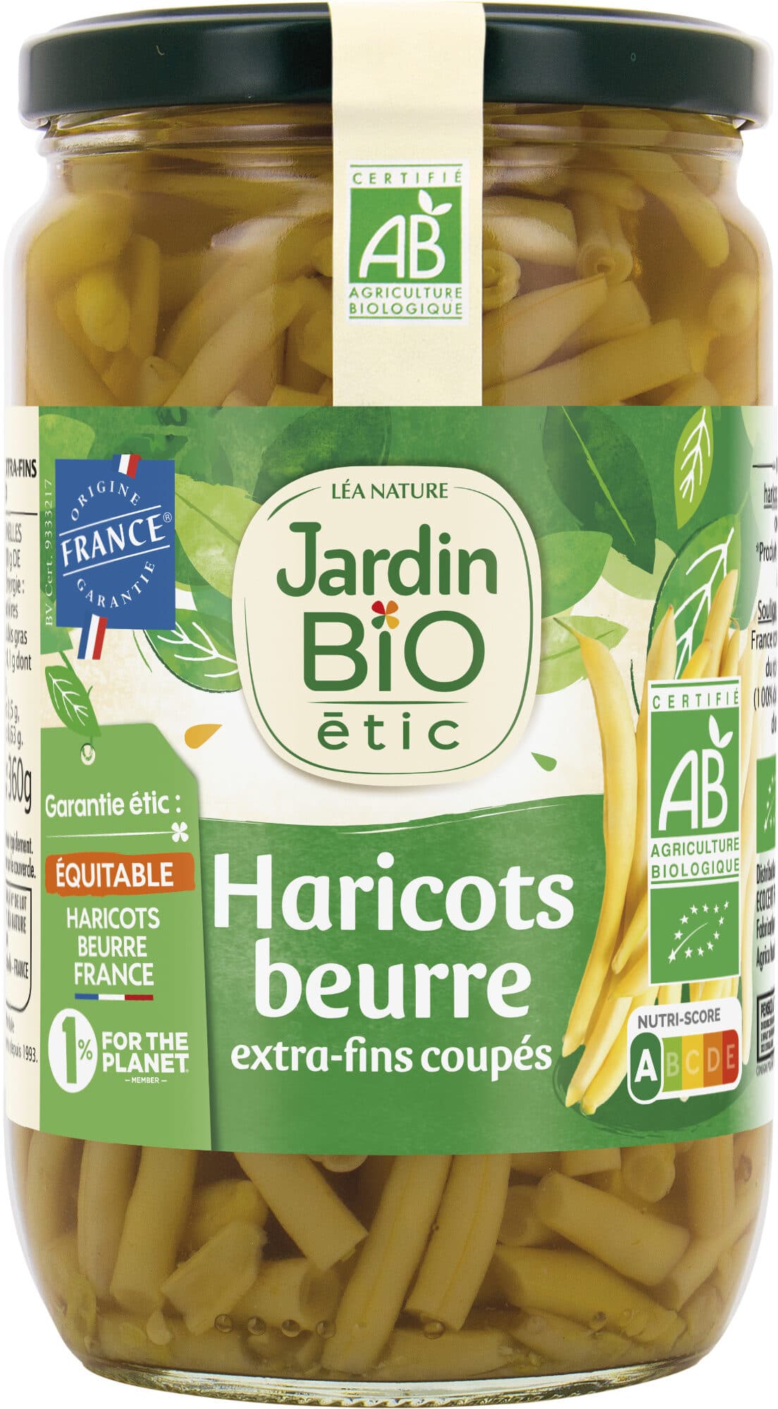 Jardin Bio Haricots Beurres packshot