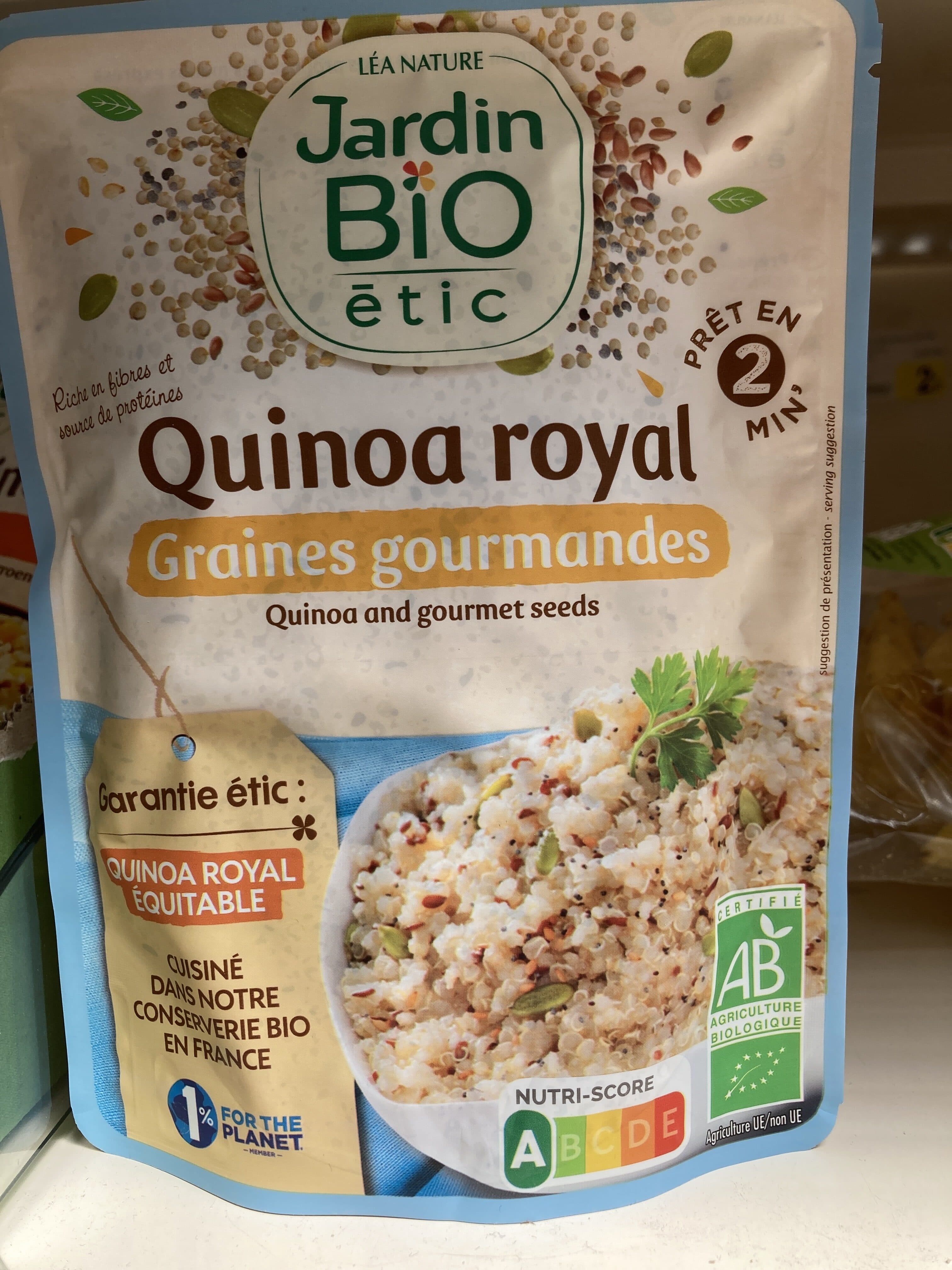 Jardin bio Quinoa graines gourmandes packshot