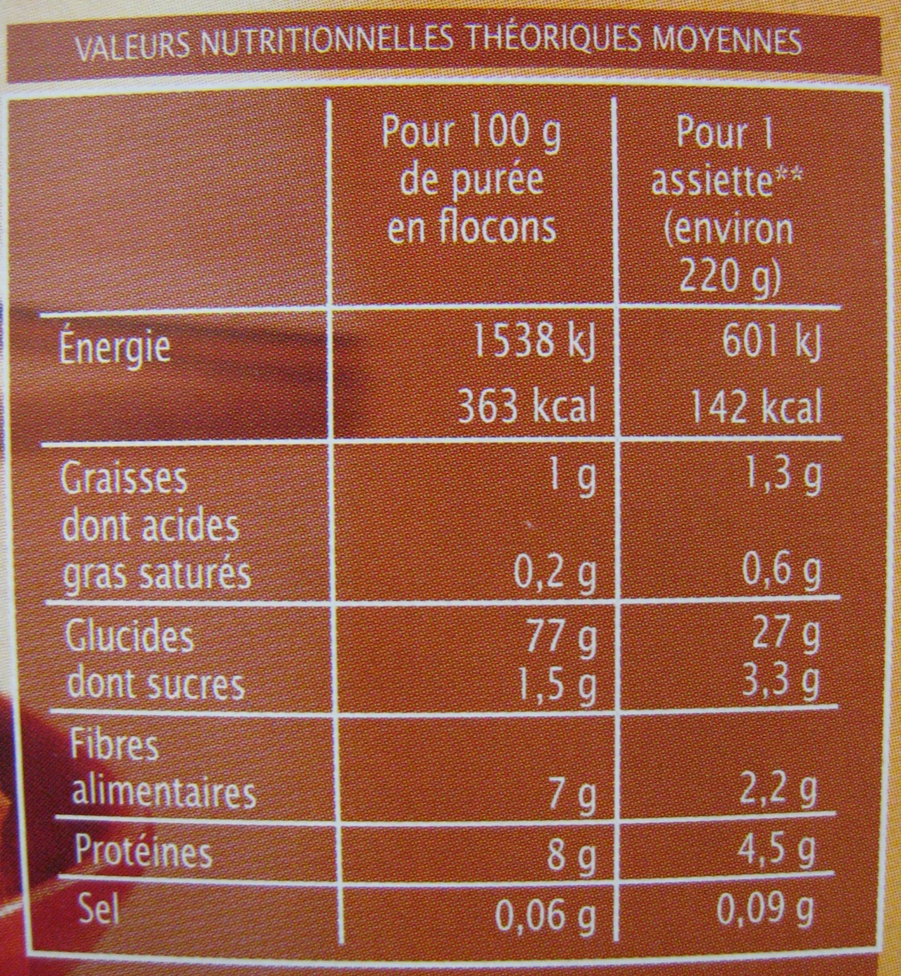 JARDIN BIO LOGIQUE Purée de pomme de terre packshot