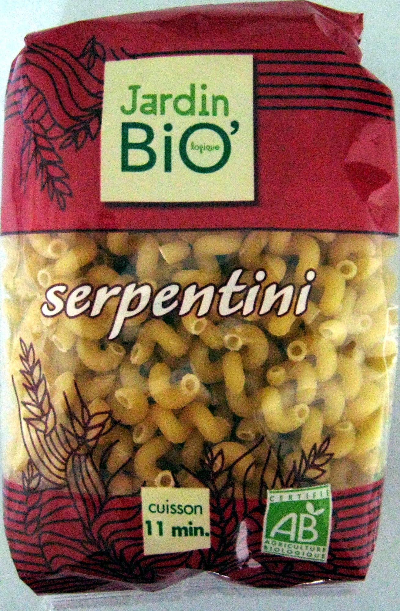 Jardin BIO' Serpentini (cuisson 11 min.) packshot