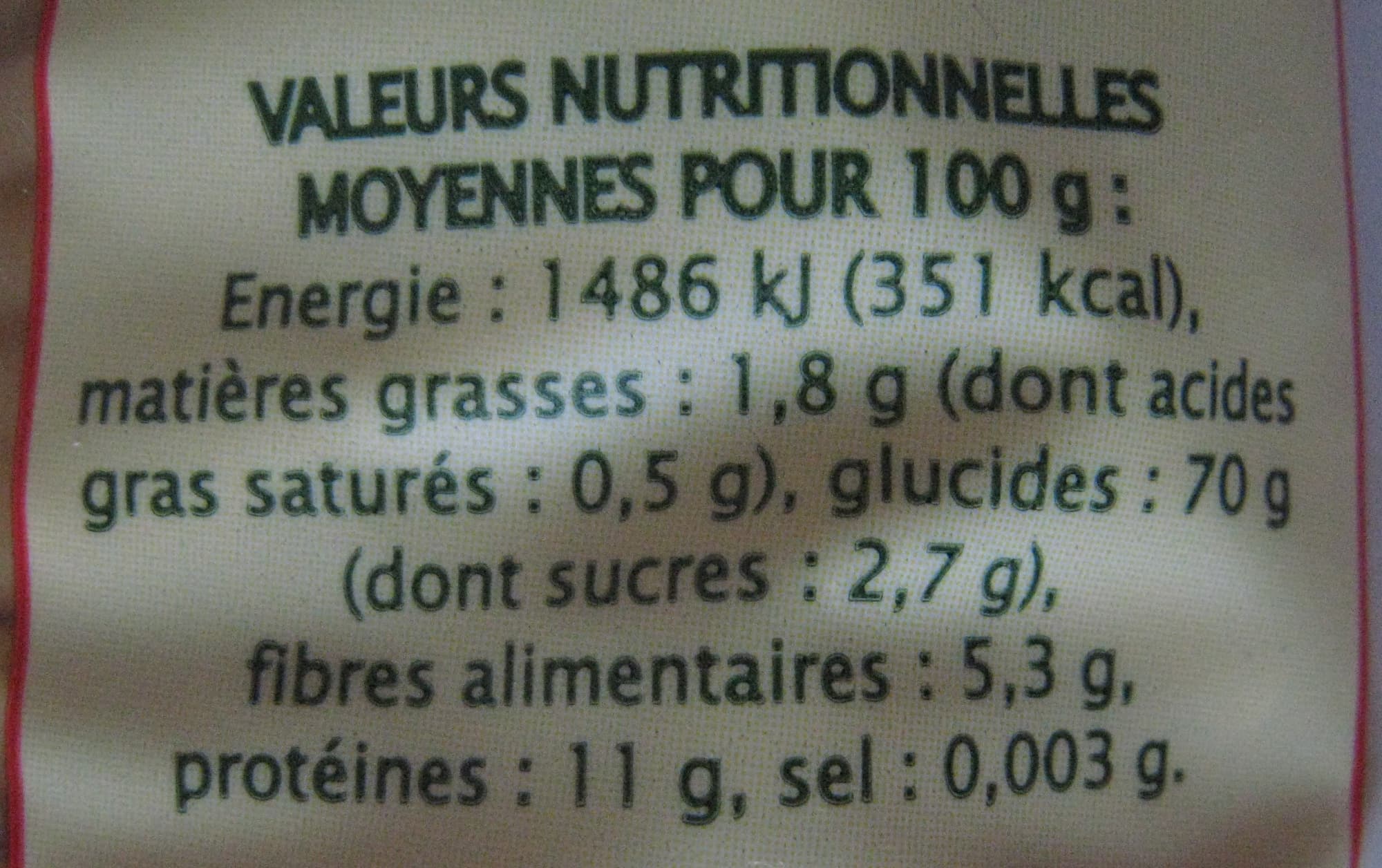 Jardin BIO' Macaroni semi-complets Bio packshot