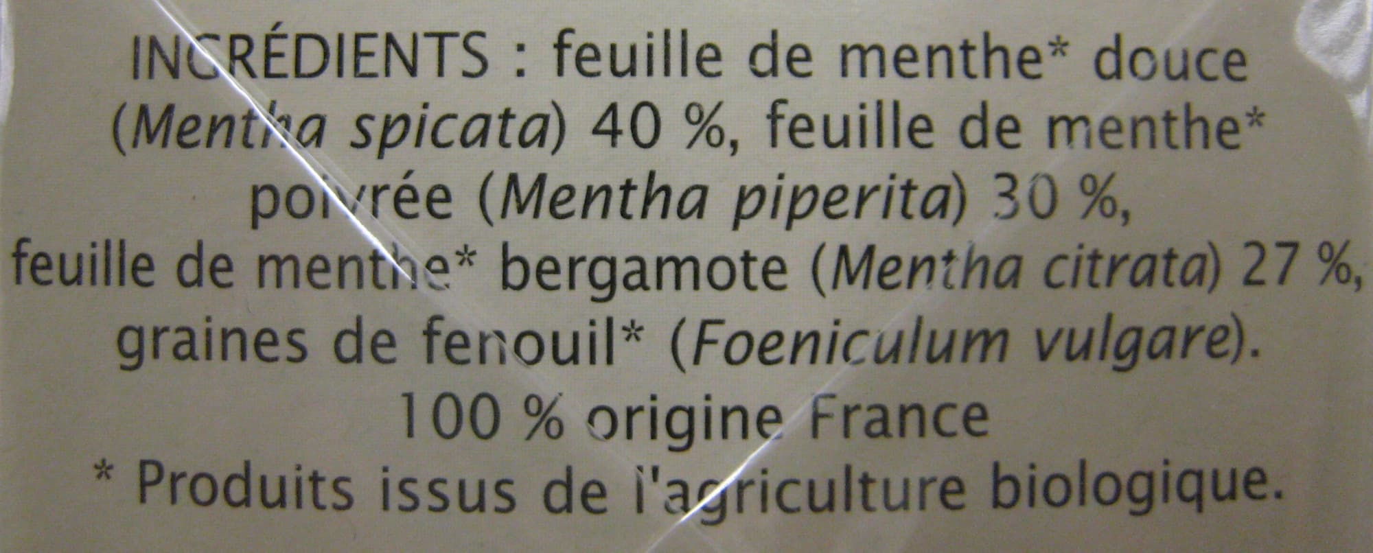 Jardin Bio Infusion 3 Menthes Jardin Bio packshot