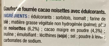 Karéléa Gauffrettes cacao noisettes packshot