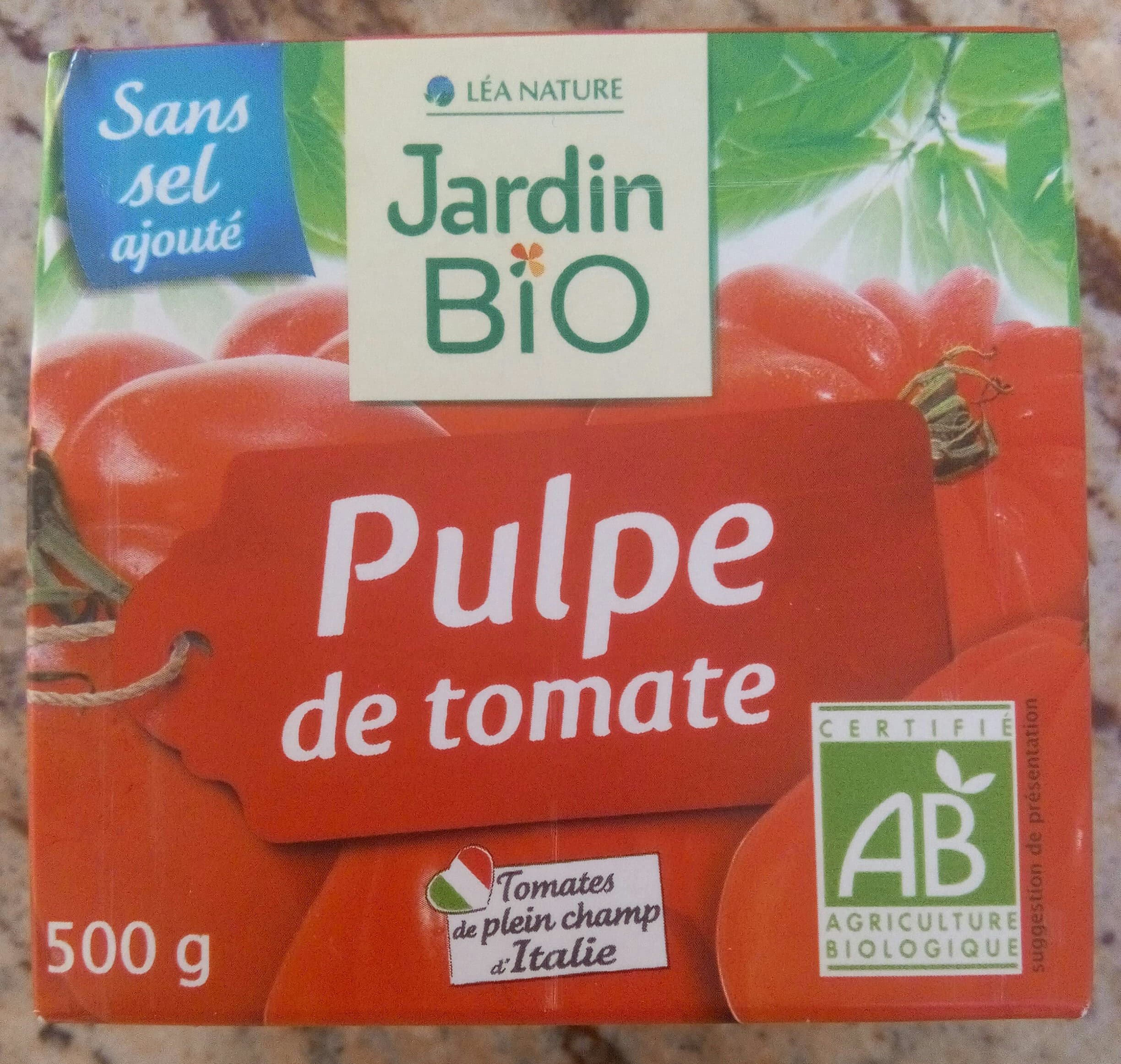 Jardin bio Pulpe de tomate packshot