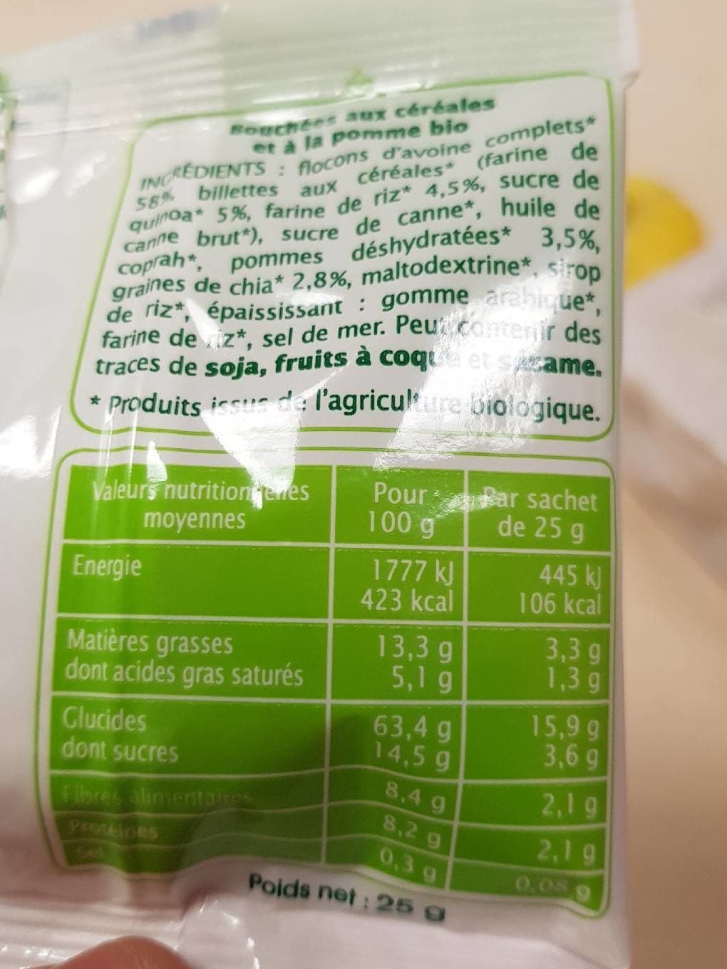 Jardin Bio Moni coeurs cereales pommes packshot