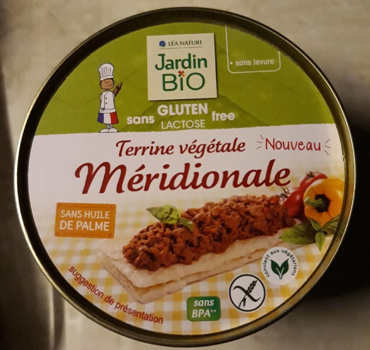 Jardin Bio Terrine végétale Méridionale packshot