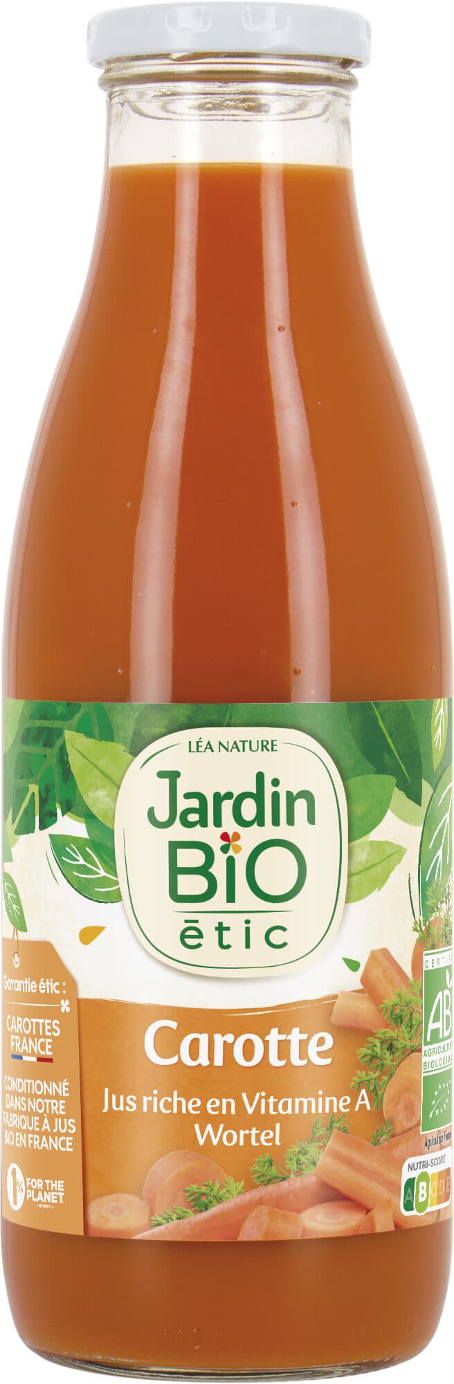 Jardin bio Jus de Carotte packshot