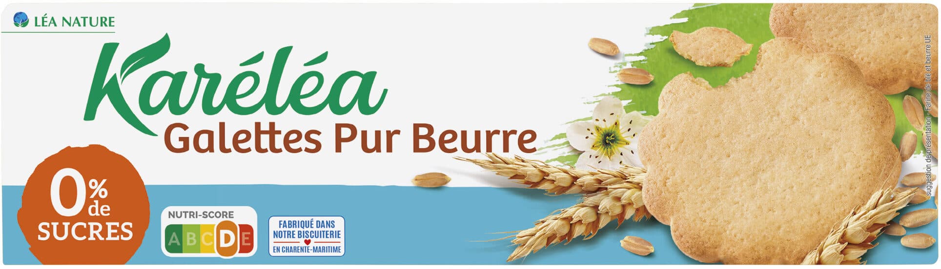 Karéléa GALETTES PUR BEURRE SANS SUCRES packshot
