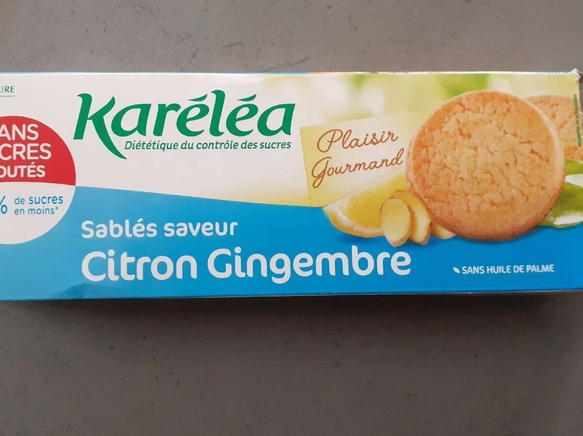 Karelea Sablés saveur Citron Gingembre packshot